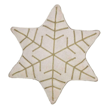 HO HO Holiday Snowflake Pillow 14x12 - The Fox Decor
